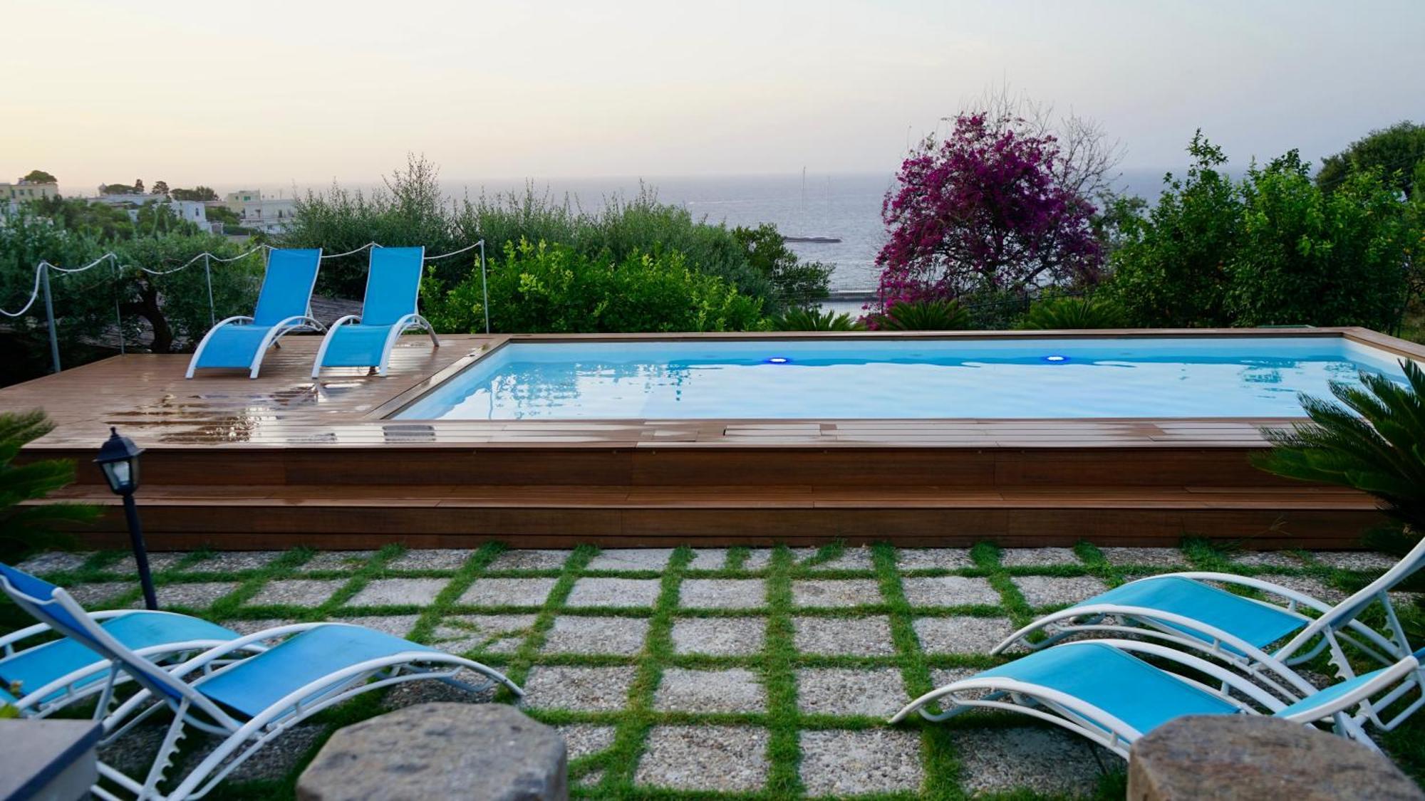 Villa Amalu Capri Piscina E Giardino Zewnętrze zdjęcie